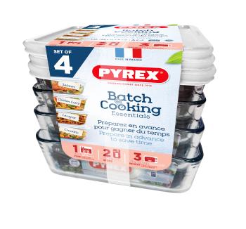 Pyrex SADA PYREXOVÝCH DŽBÁNOV 4KS, 4X1,5L, SKLO