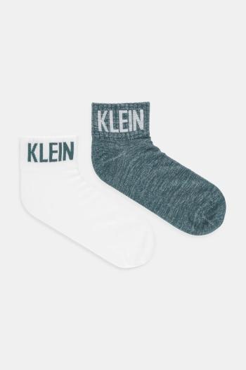 Ponožky Calvin Klein Jeans 2-pak zelená farba, 701236560