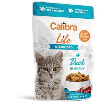 Calibra Cat Life kapsička sterilised duck in gravy 85 g (8595706700887)