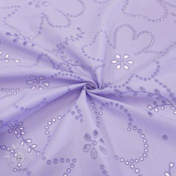 Bavlnená látka VOILE Puffy purple