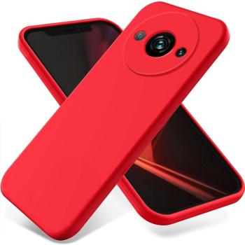 RUBBER Ochranný kryt pre Xiaomi Redmi A3 červený