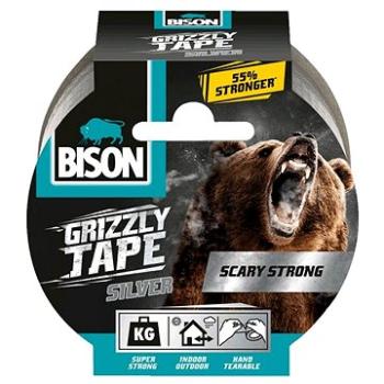 BISON GRIZZLY TAPE 10 m strieborná (34300)