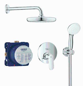 Sprchová batéria Grohe Eurosmart Cosmopolitan vrátane podomietkového telesa chróm 25219001