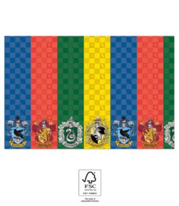 Papír abrosz - Harry Potter házak 120x180 cm