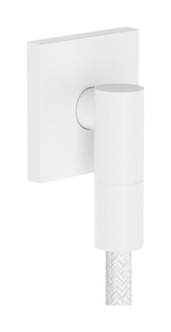 Podomietkový vývod Hansgrohe FixFit Fine E so spätným ventilom matná biela 28883700