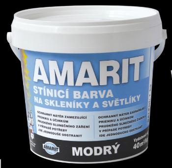 BARVY A LAKY HOSTIVAŘ AMARIT - Tieniaca farba na skleníky 0430 - modrá 1 kg