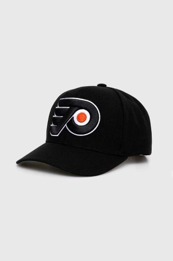 Šiltovka Mitchell&Ness NHL PHILADELPHIA FLYERS čierna farba, s nášivkou