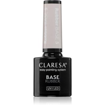 Claresa UV/LED Base Rubber bázis lakk zselés műkörömhöz árnyalat 5 5 g