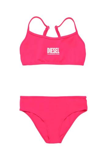 Dvojdielne detské plavky Diesel MNALAX SWIMSUIT ružová farba, J02297