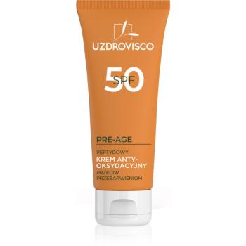 Uzdrovisco Pre-Age Peptide Antioxidant Cream SPF 50 ápoló nappali krém SPF 50 50 ml