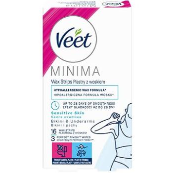 VEET MINIMA Hypoalergénne voskové pásky Bikiny a Podpazušie 16 ks (5900627096965)