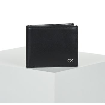 Calvin Klein Jeans  METAL CK BIFOLD 5CCW/COIN  Peňaženky Čierna