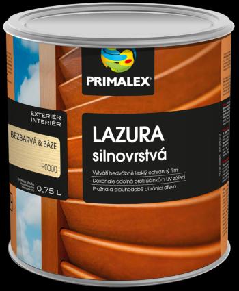 PRIMALEX - Hrubovrstvá lazúra na drevo 0,75 l 80 - mahagón