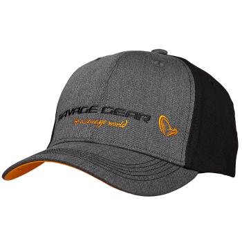 Savage gear šiltovka strike cap onesize grey melange black