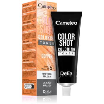 Delia Cosmetics Cameleo Color Shot farebný toner na vlasy odtieň COPPER 60 ml