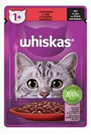 Kapsuly Whiskas. Hovädzie jadro v šťave 85g + Množstevná zľava