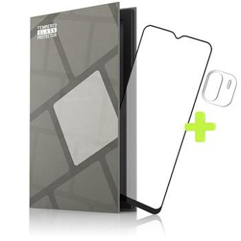 Tempered Glass Protector rámikové na Xiaomi Redmi A1 / A2 + sklo na kameru (TGR-XRA41-BL)
