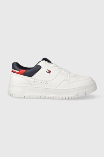 Detské tenisky Tommy Hilfiger biela farba