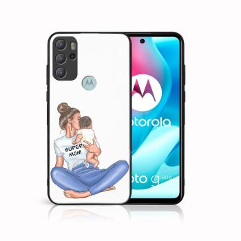 MY ART Silikónový obal Motorola Moto G60s SUPERMOM (112)