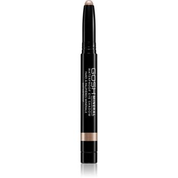 Gosh Mineral Waterproof dlhotrvajúce očné tiene v ceruzke vodeodolné odtieň 002 Golden Brown 1,4 g