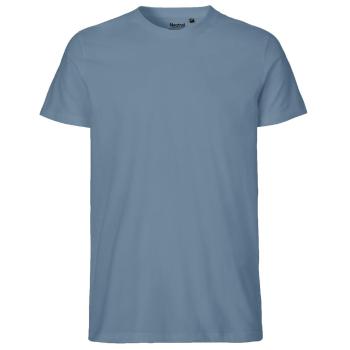 Neutral Pánske tričko Fit z organickej Fairtrade bavlny - Dusty indigo | XL