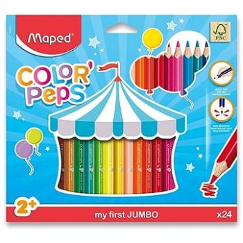 Maped Color Peps Jumbo, 24 farieb (3154148340133)