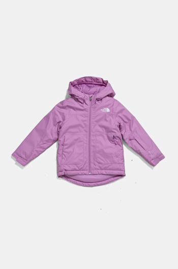 Detská bunda The North Face FREEDOM INSULATED JACKET fialová farba, NF0A88UG1I81