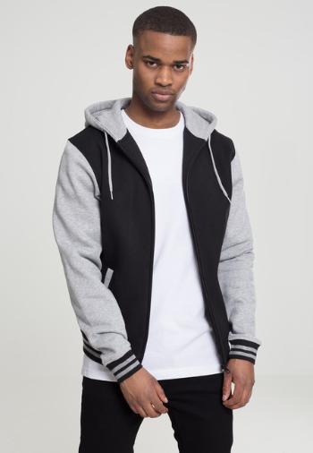 Urban Classics 2-tone Zip Hoody blk/gry - M