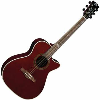 Eko guitars NXT A100ce Red Elektroakustická gitara Jumbo