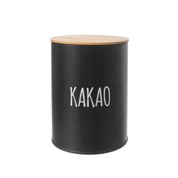 Orion Dóza plech/bambus pr. 11 cm Kakao BLACK (153676)