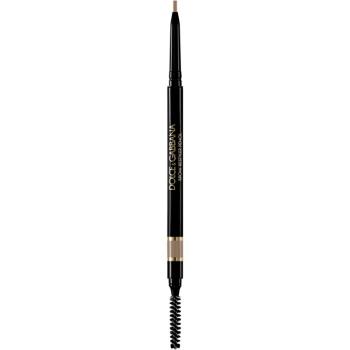 Dolce&Gabbana Brow Restyler Pencil ceruzka na obočie s kefkou odtieň 01 Honey Blonde - Neutral Ash Beige 0.09 g