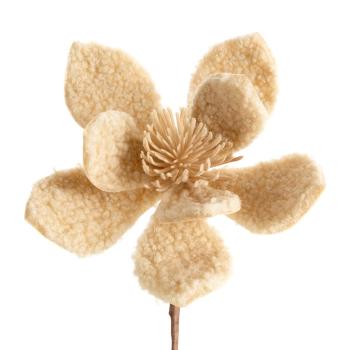 ArtFir Vianočný kvet 234B | béžová 21 cm