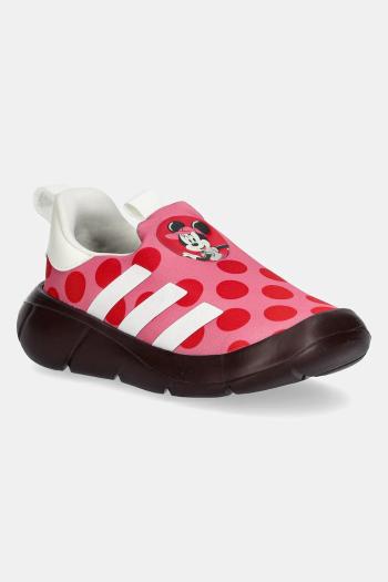Detské tenisky adidas MONOFIT MINNIE ružová farba, IH6313
