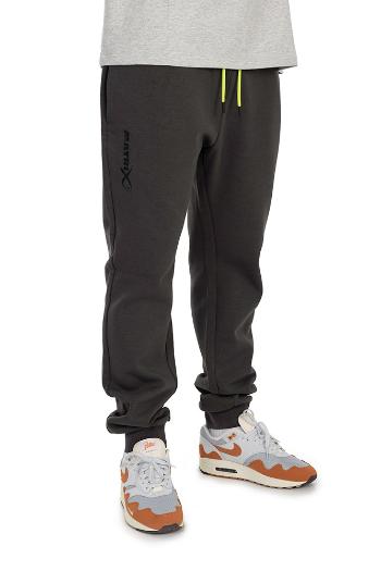 Matrix tepláky black edition joggers dark grey lime - xl