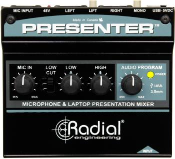 Radial Presenter Analógový mixpult