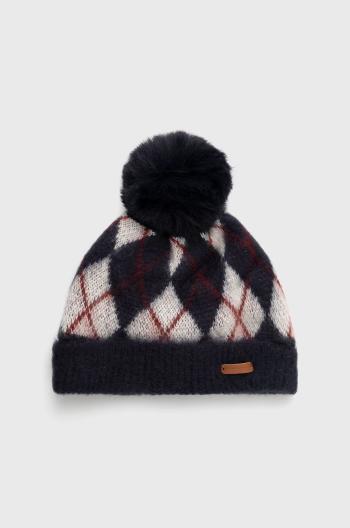 Čiapka Pepe Jeans tmavomodrá farba biela,