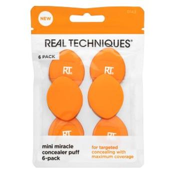 Real Techniques Mini Miracle Concealer Puff 6 Pack hubka na make-up