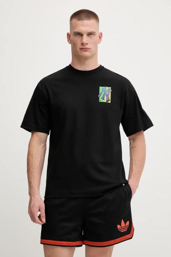 Bavlnené tričko 47 brand MLB New York Yankees pánske, čierna farba, s potlačou, BB017TMYZSR656748JK