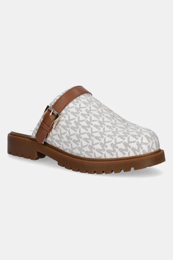 Detské šľapky Michael Kors COSETTA CLOG hnedá farba, MK02296256