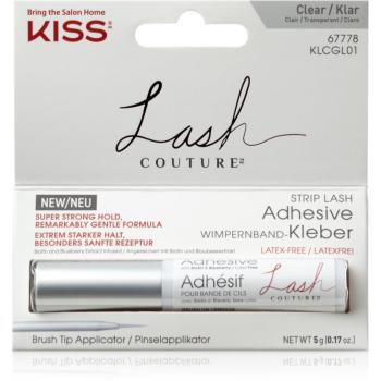 KISS Lash Couture lepidlo na umelé mihalnice s aplikátorom odtieň White 5 g