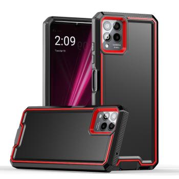 DOUBLE COLOR Ochranný kryt pre T Phone Pro / T Phone Pro 2023 čierny-červený