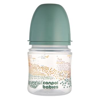 CANPOL BABIES Antikoliková fľaša EasyStart MOUNTAIS zelená 120 ml