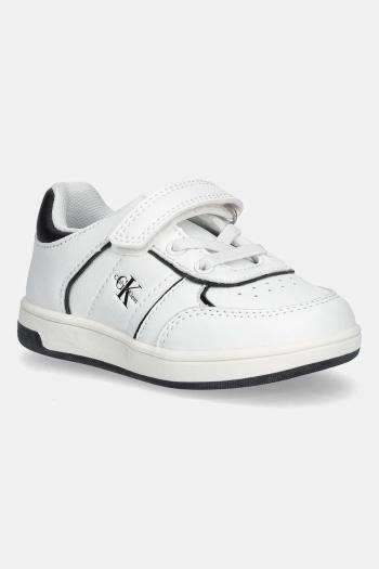 Detské tenisky Calvin Klein Jeans biela farba, V1X9-83148