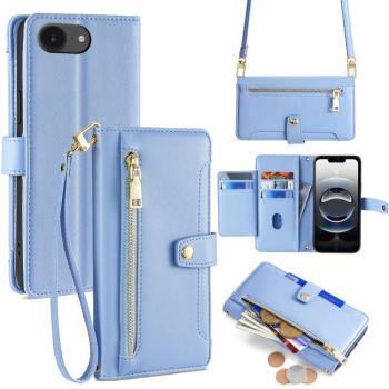 PASTEL Peňaženkové puzdro pre Apple iPhone 16e modré