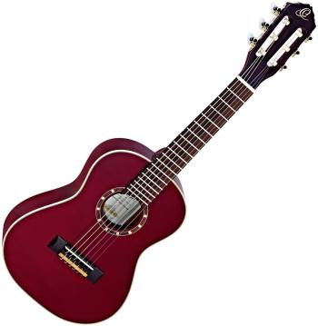 Ortega R121 1/4 Wine Red Štvrtinková klasická gitara pre dieťa