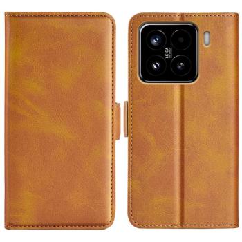SIDE Peňaženkové puzdro pre Xiaomi 15 svetlohnedé