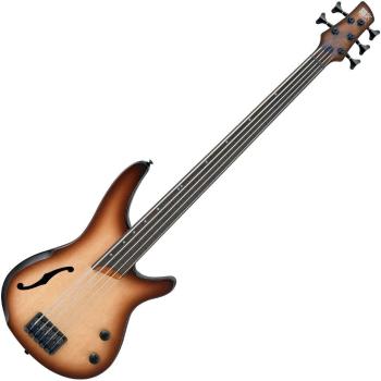 Ibanez SRH505F-NNF Natural Browned Burst Flat Bezpražcová basgitara