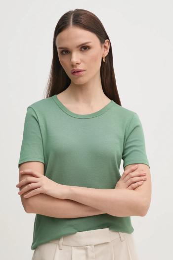 Bavlnené tričko United Colors of Benetton dámske, fialová farba, 3GA2E16A0