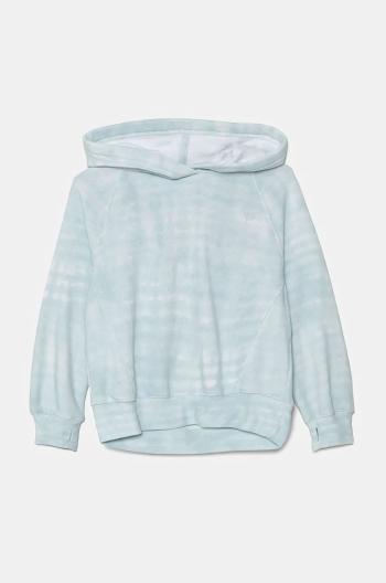 Detská mikina Abercrombie & Fitch s kapucňou, vzorovaná