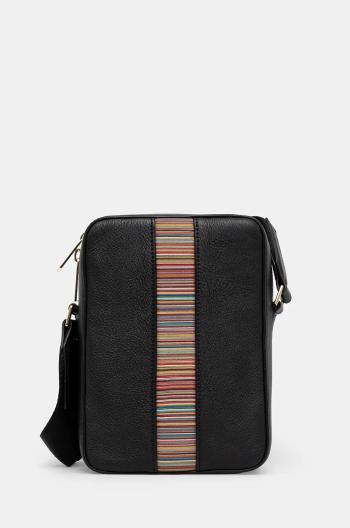 Kožená taška Paul Smith čierna farba, M1A-7745-BMULTI